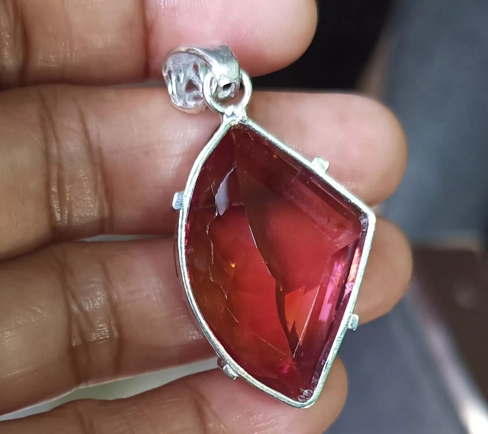 EGL Certified 73.70 Ct FANCY Natural Zultanite 925 Silver Pendant Loose Gemstone