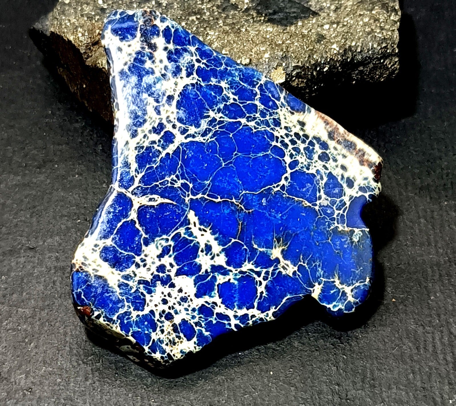 172.30 Ct Natural Arizona Superior Blue Turquoise Slab Rough Certified Gemstone