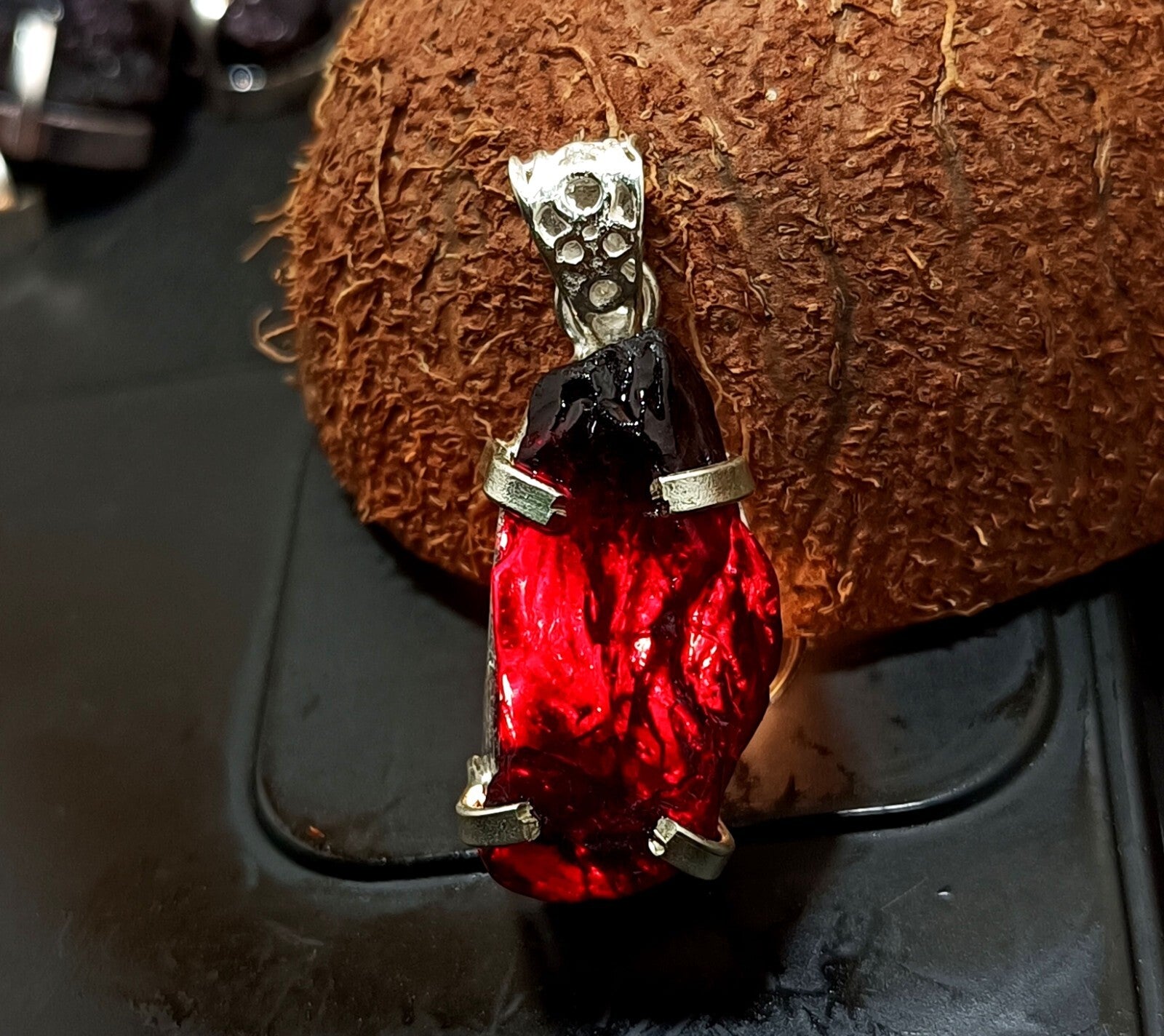 EGL Certified 68.75 Ct Natural PAINITE 925 Solid Silver Pendant LOOSE Gemstone