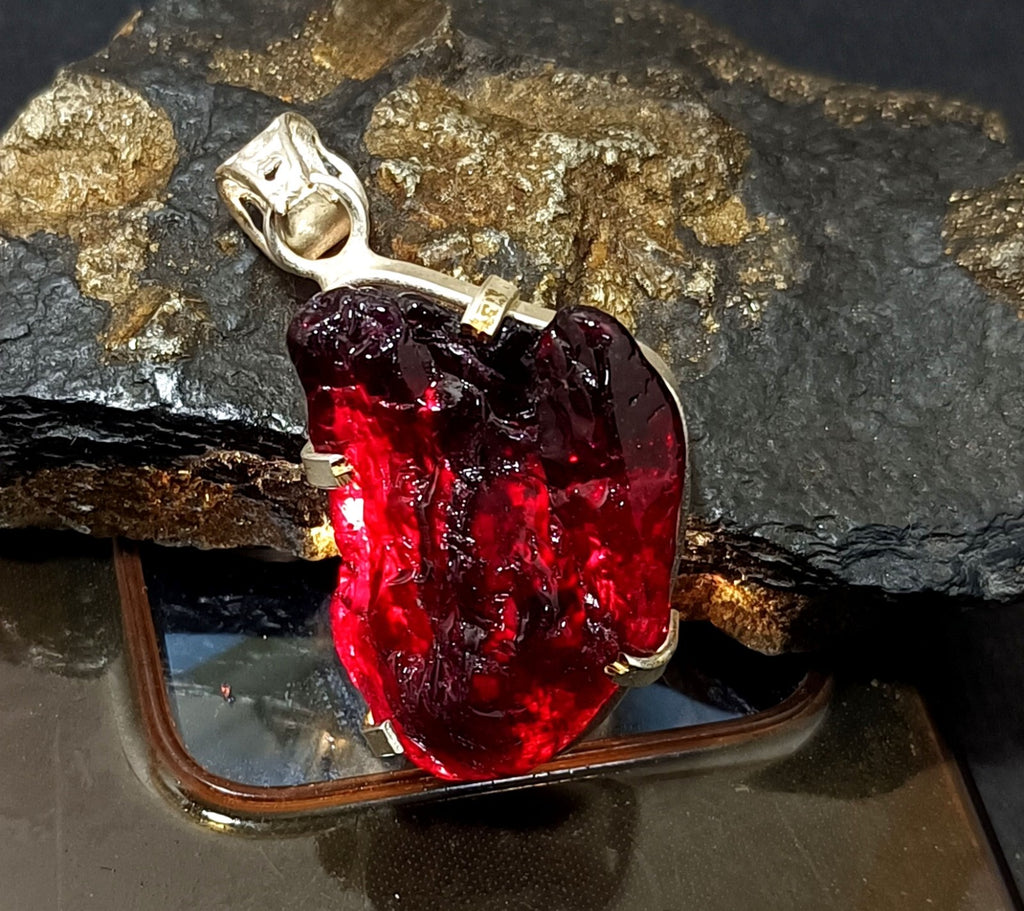 EGL Certified 75.25 Ct Natural PAINITE 925 Solid Silver Pendant LOOSE Gemstone