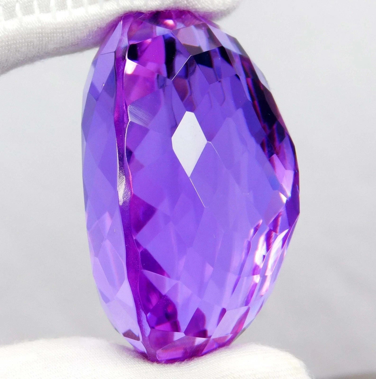 Certified Natural 120.85 Ct Brazilian Purple Oval Cut Topaz Loose Gemstone