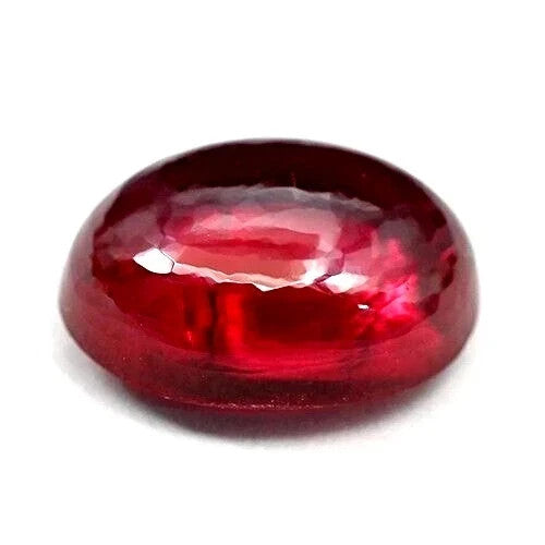 13.75 Ct Natural GIE Certified Red Ruby loose Gemstone Cabochon Cut Mozambique