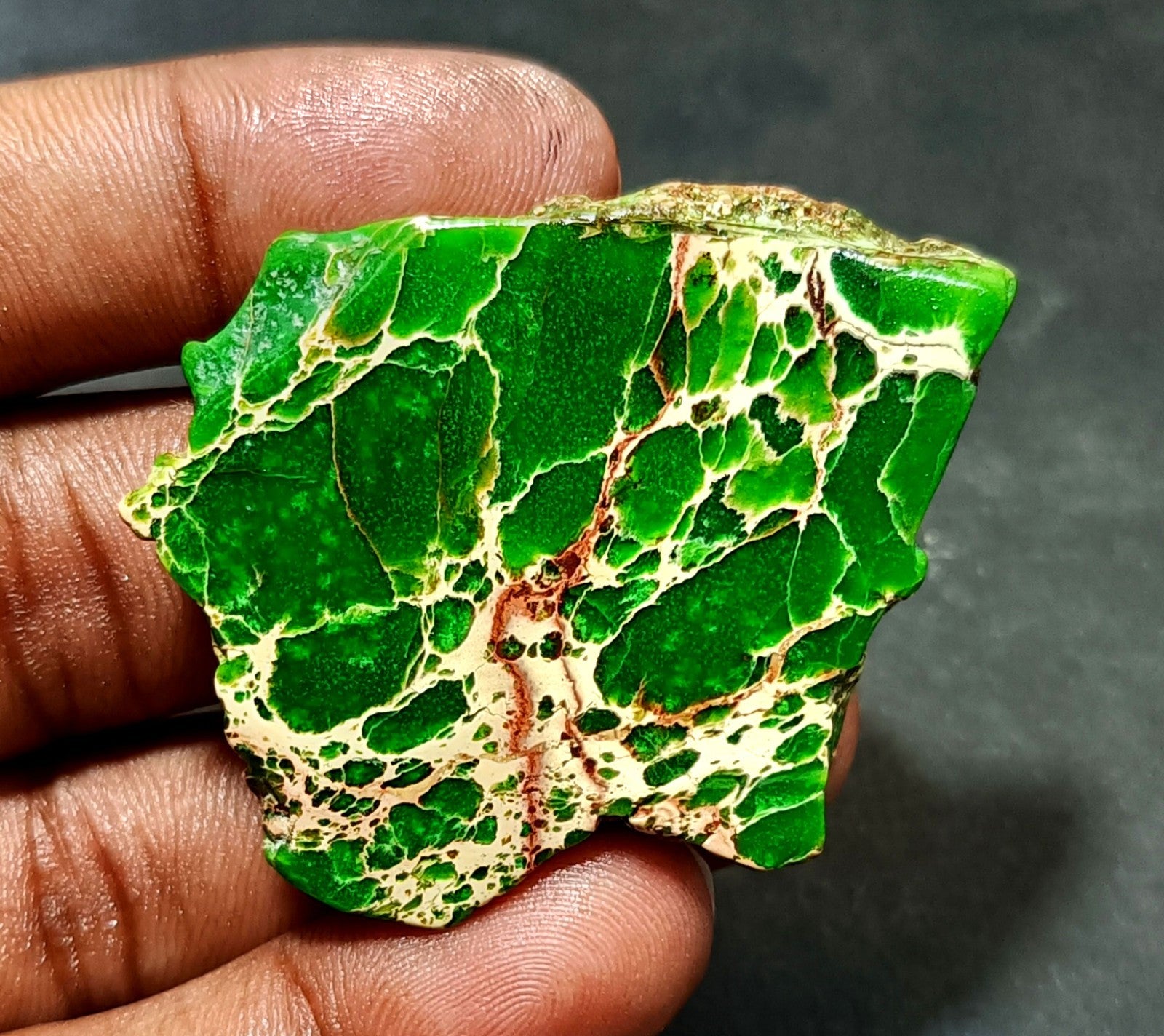 100.00 Ct Natural Arizona Superior Green Turquoise Slab Rough Certified Gemstone