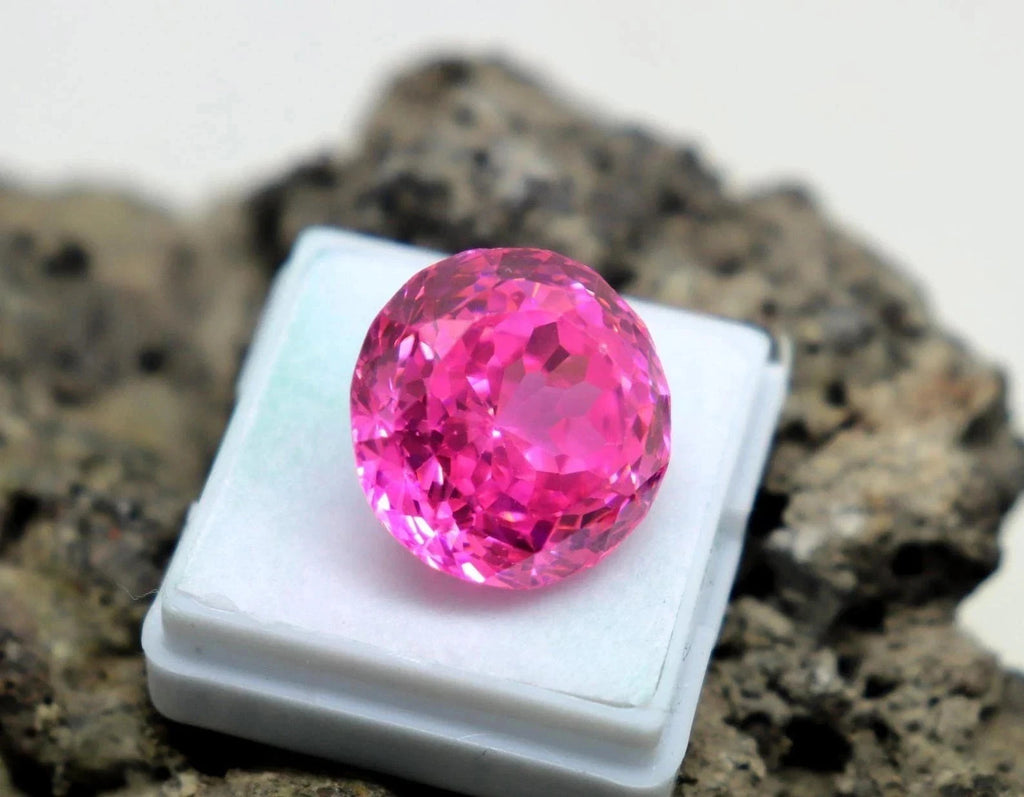 EGL 198.50 Ct Certified Natural Pink Zircon Cambodian Oval Cut Loose Gemstone