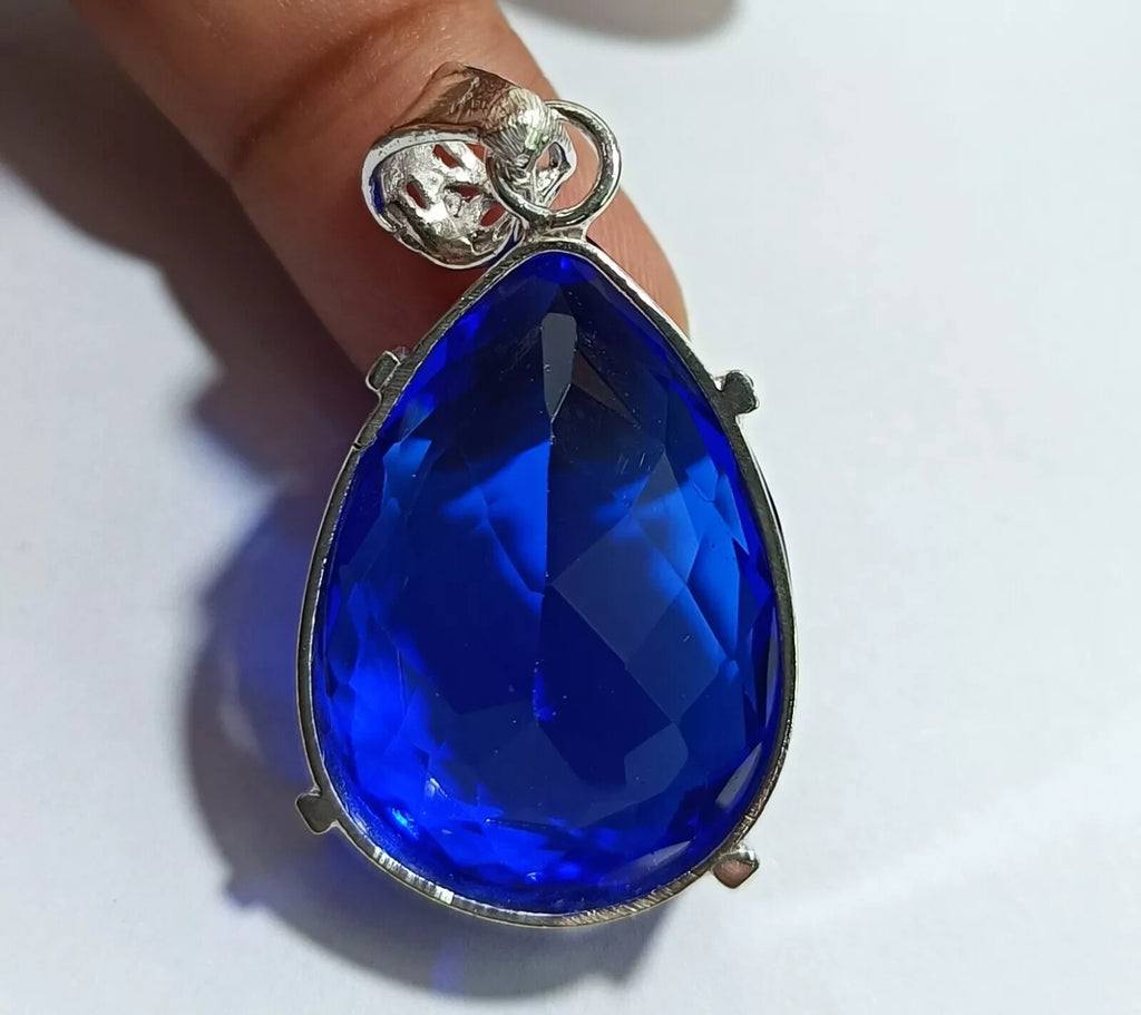 Certified Natural 67.25 Ct Brazilian Blue Pear Topaz Pendant Loose Gemstone