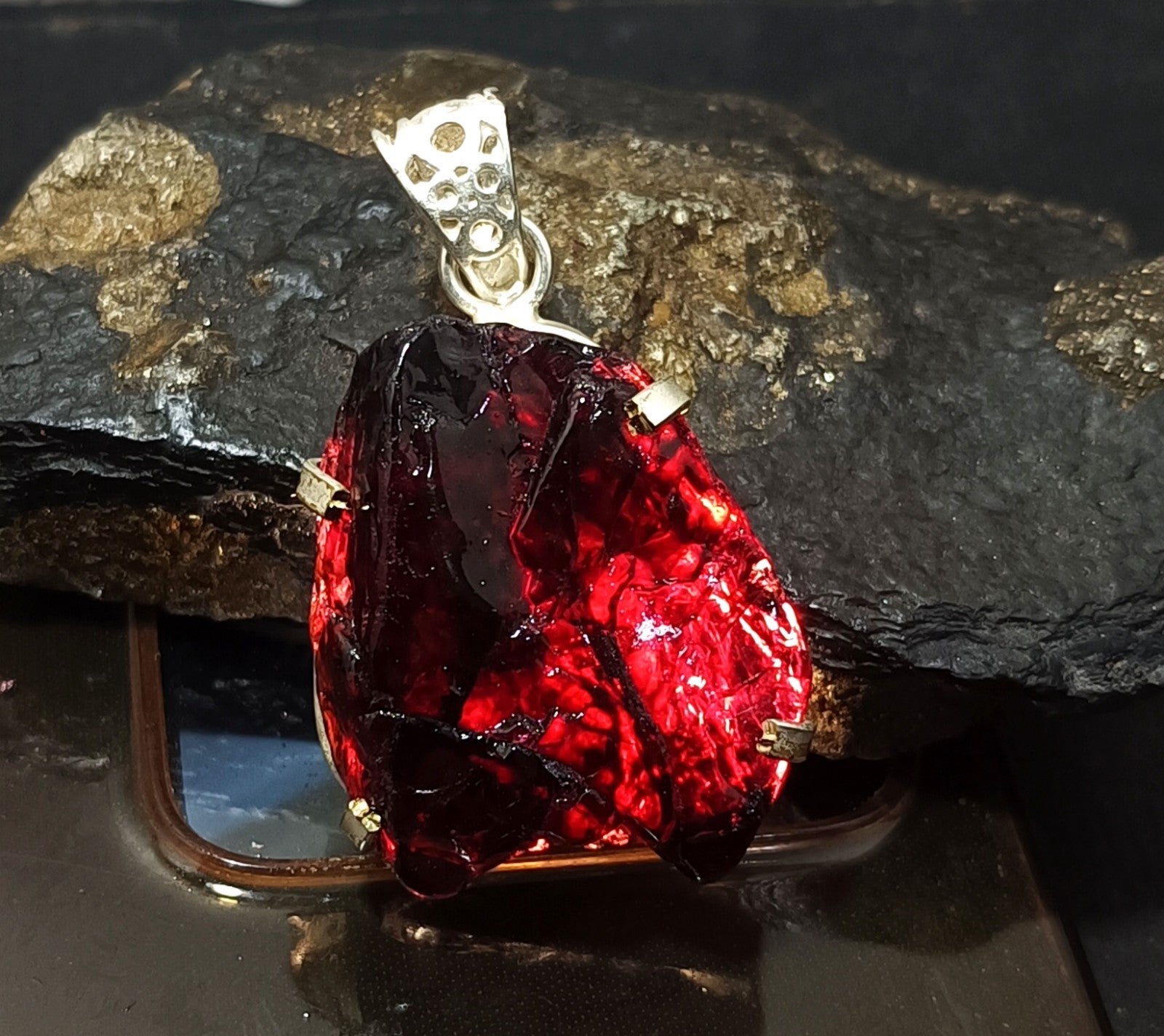 EGL Certified 78.65 Ct Natural PAINITE 925 Solid Silver Pendant LOOSE Gemstone