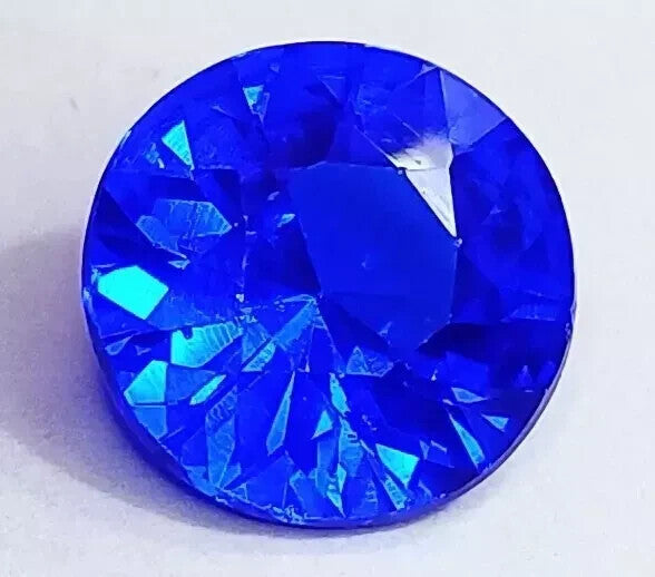 Natural Rare 9.00 Ct Lustrous Blue Sapphire Round Cut Certified Loose Gemstone