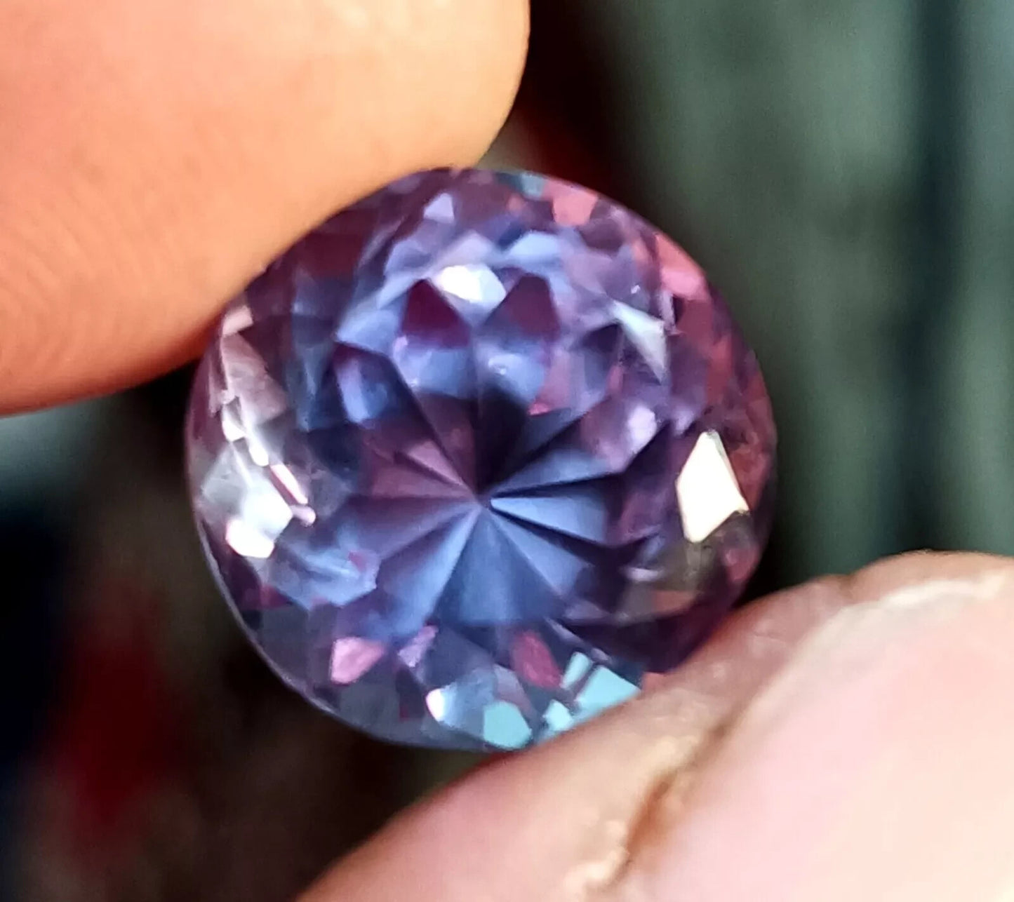 NATURAL Flower Cut Ceylon Bi-Color Sapphire Loose CERTIFIED GEMSTONE 11.20 Ct