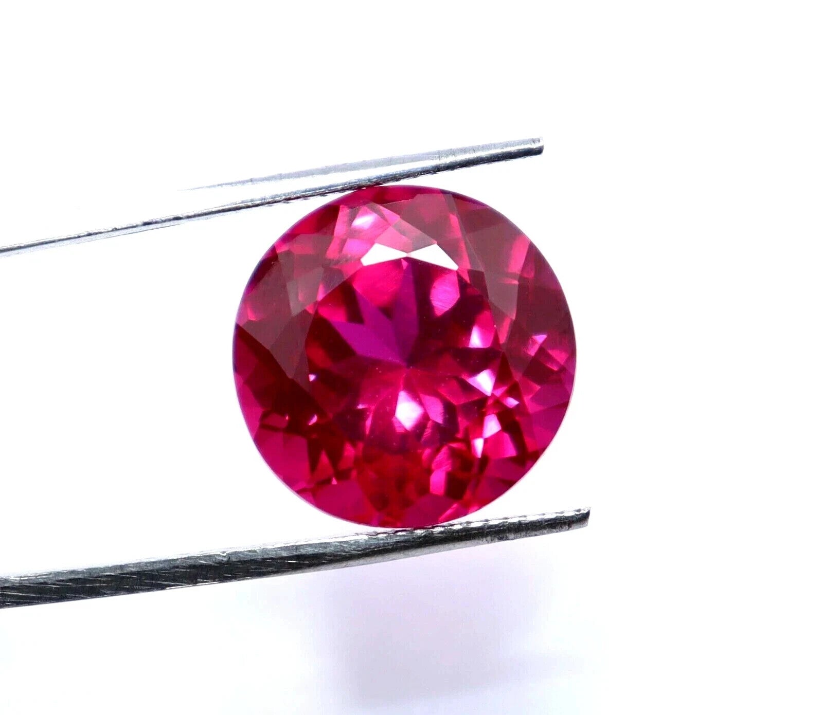 5.60 Ct Natural Pink Sapphire Faceted Round Cut Certified Rare Loose Gemstone