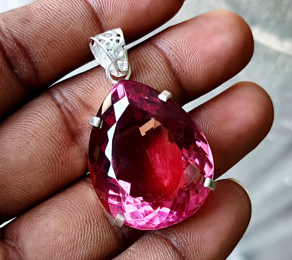 99.10 Ct Natural Zultanite 925 Silver Pear Cut Pendant Loose Gems EGL Certified