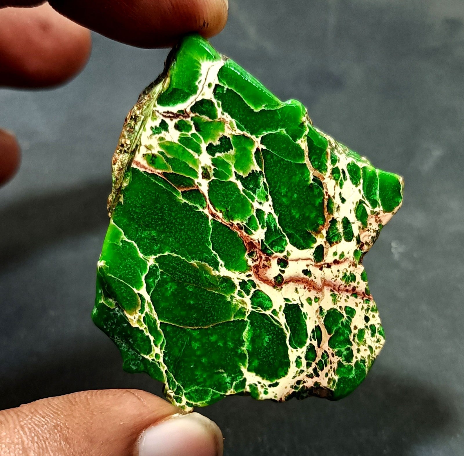 100.00 Ct Natural Arizona Superior Green Turquoise Slab Rough Certified Gemstone