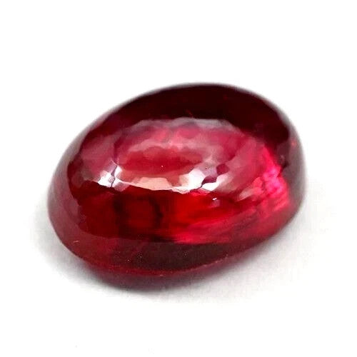 13.75 Ct Natural GIE Certified Red Ruby loose Gemstone Cabochon Cut Mozambique