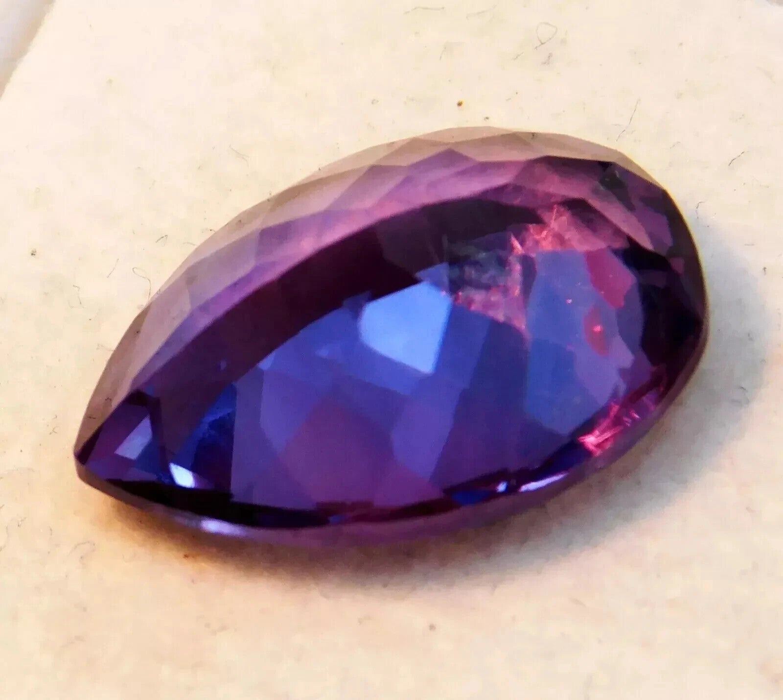 Alexandrite Color Change Natural 10-12 Ct Pear Cut EGL Certified Loose Gemstone