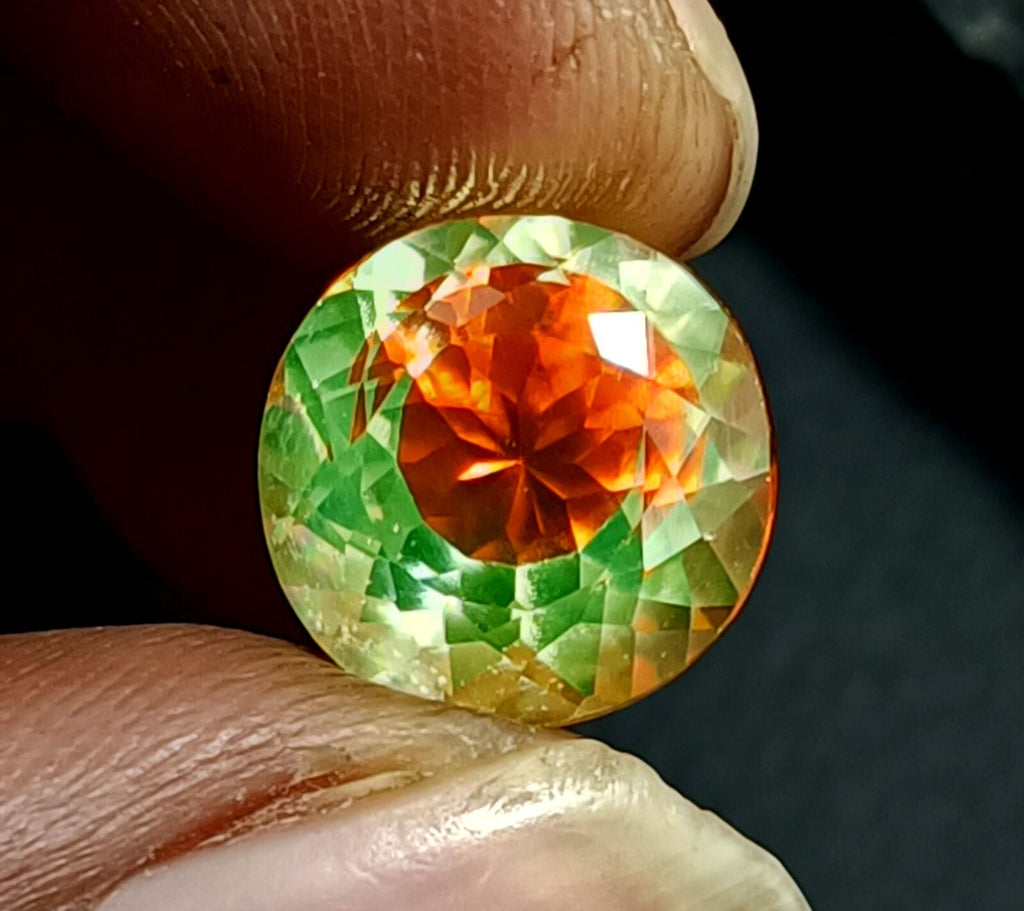 9.45 Ct A++ NATURAL Ceylon PITAMBARI Sapphire Bi-Color Certified Oval GEMSTONE