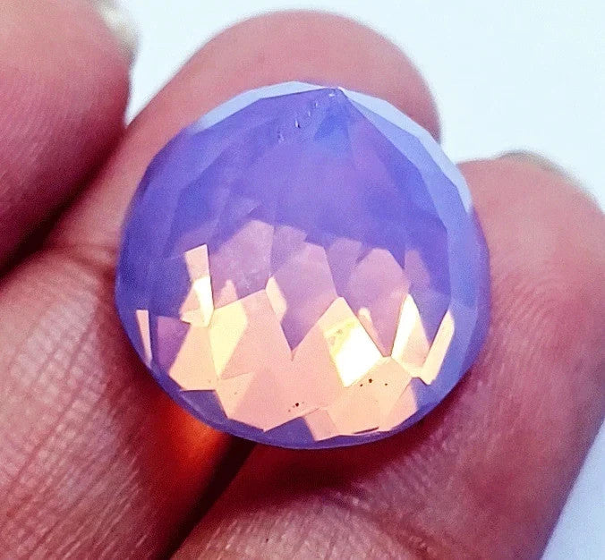 Natural Purple Opal 30.30 Ct Welo Australian Untreated Certified AA+ Gemstone