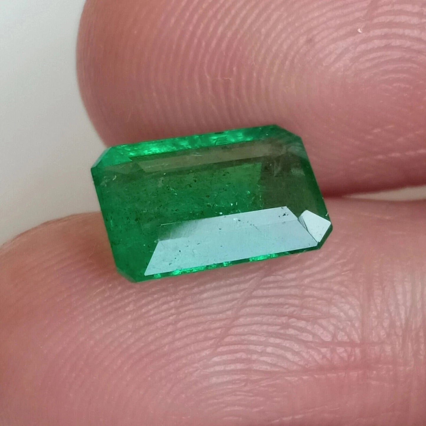 Natural Colombian Green Emerald 8.80 Ct Emerald Cut Loose Gemstone GIE CERTIFIED