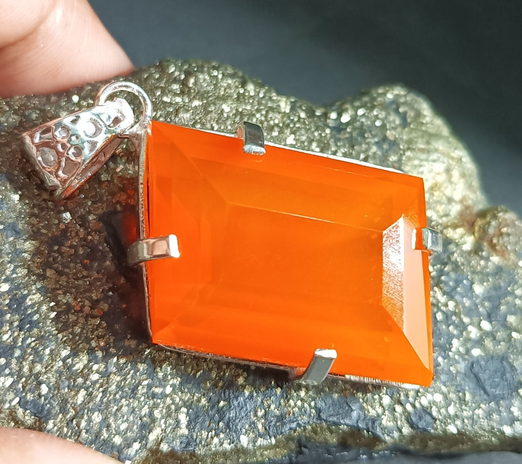 EGL Certified 91.05 Ct Natural Opal 925 Solid Silver Pendant Loose Gemstone