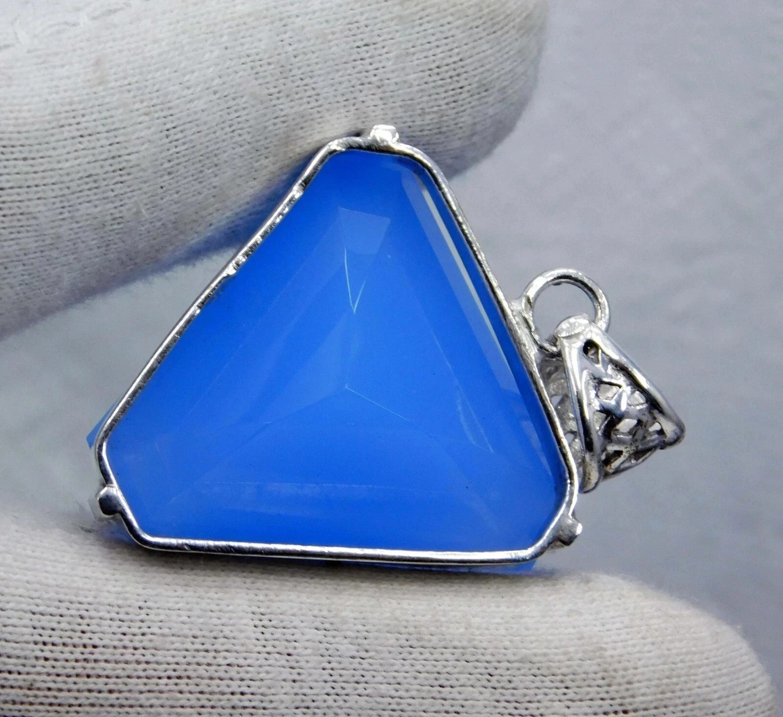 EGL Certified 61.50 Ct Natural Opal 925 Solid Silver Pendant Loose Gemstone