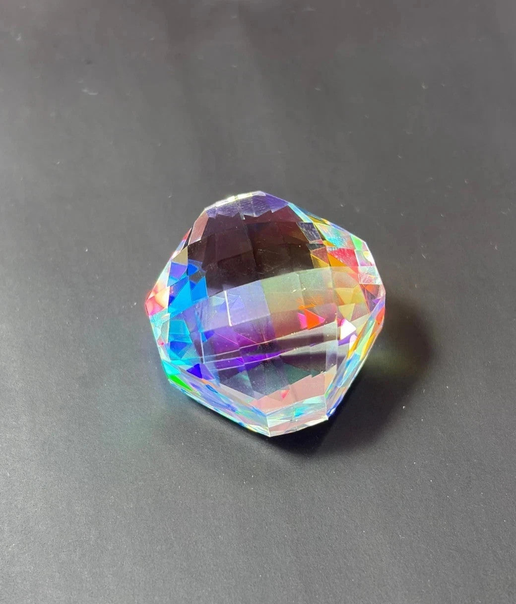 Natural Rainbow Brazilian Mystic Quartz 71 Ct Fancy Pendant Size Loose GEMSTONE