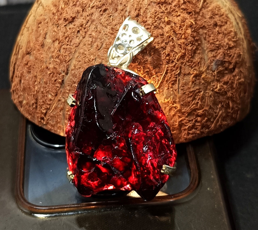 EGL Certified 78.65 Ct Natural PAINITE 925 Solid Silver Pendant LOOSE Gemstone