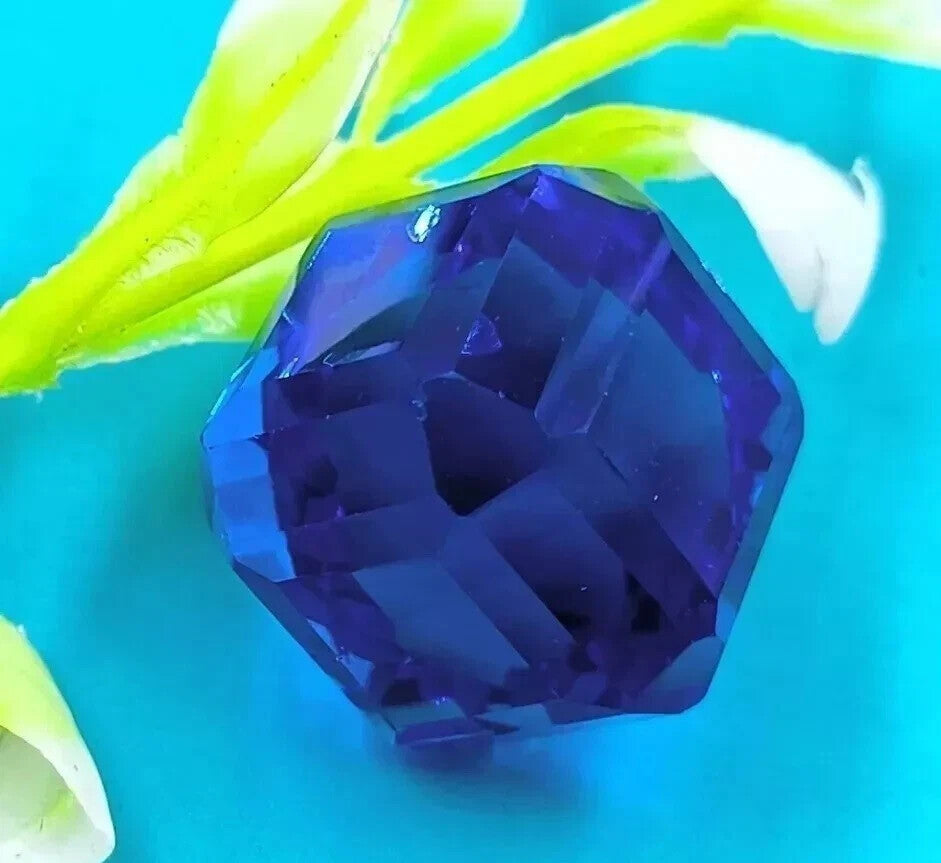 24.85 CT NATURAL BLUE SAPPHIRE CUBE EGL CERTIFIED LOOSE GEMSTONE