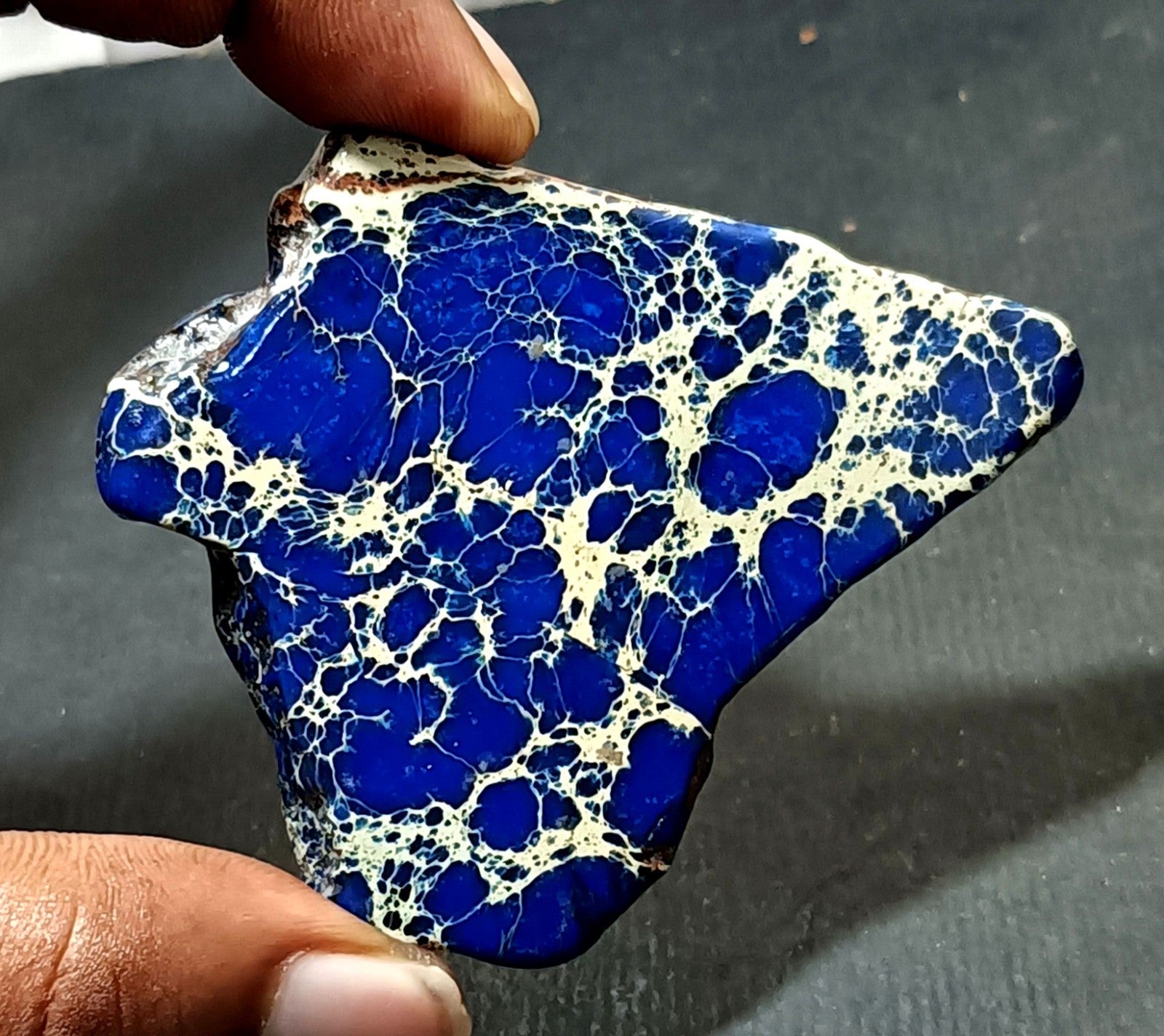 172.30 Ct Natural Arizona Superior Blue Turquoise Slab Rough Certified Gemstone