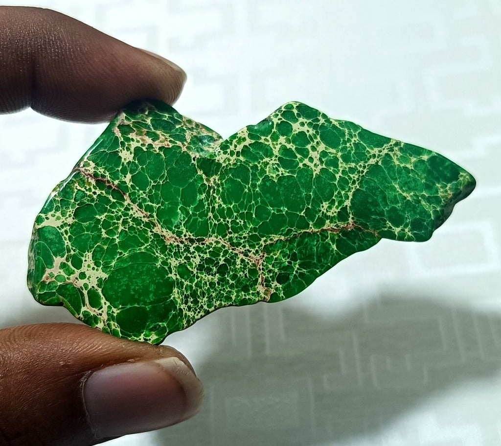 83.05 Ct Natural Arizona Superior Green Turquoise Slab Rough CertifiedGemstone