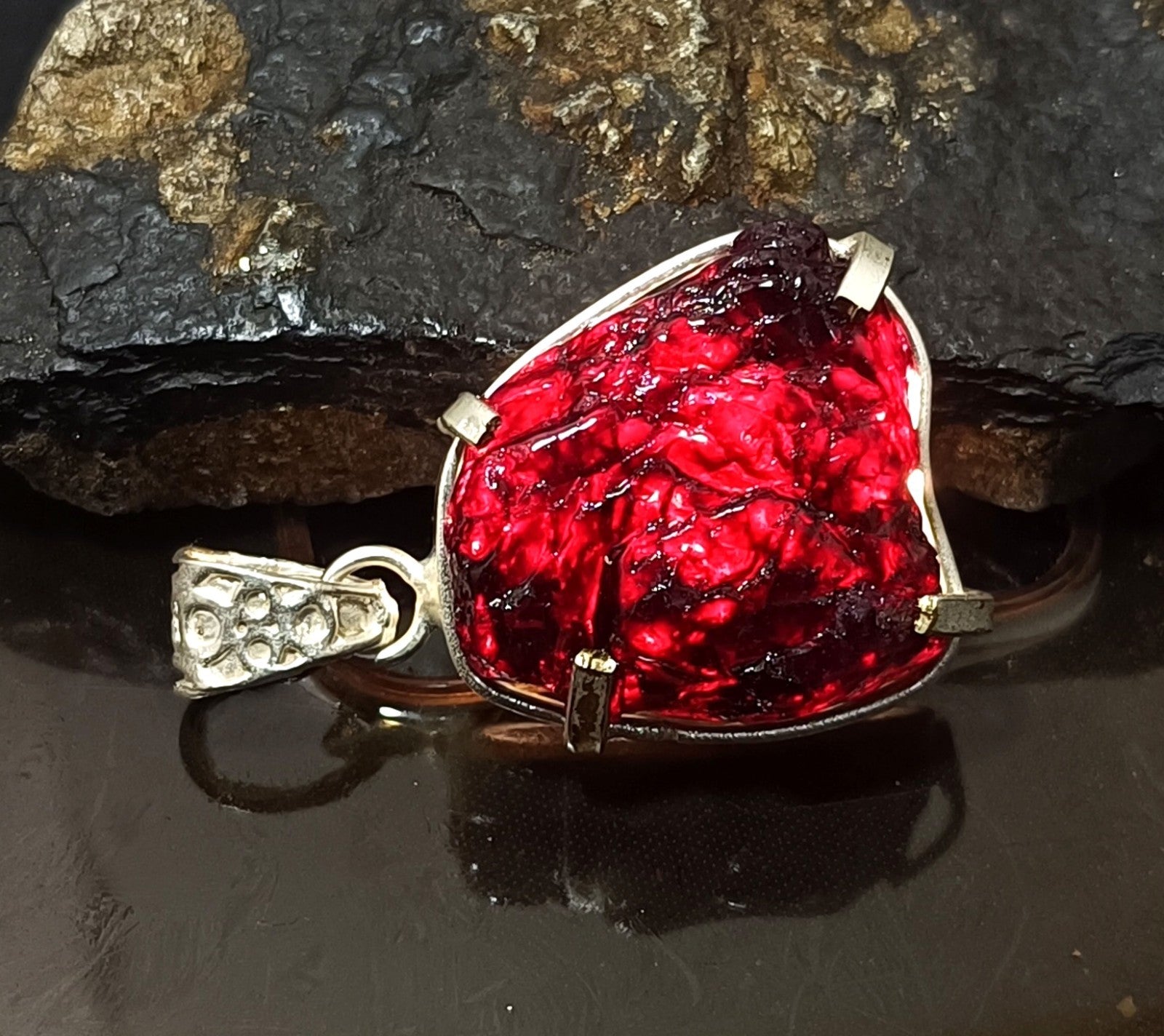 EGL Certified 84.90 Ct Natural PAINITE 925 Solid Silver Pendant LOOSE Gemstone