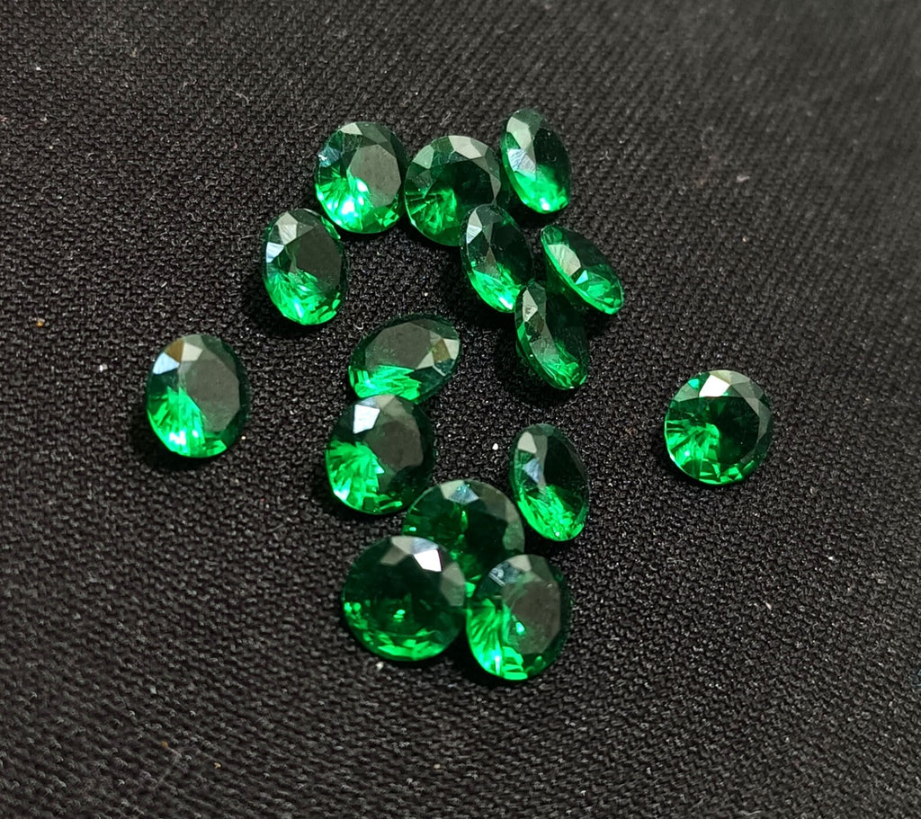 Certified 5 mm Natural Green Sapphire 20 Pcs Lot Round Shape Loose Gemstone