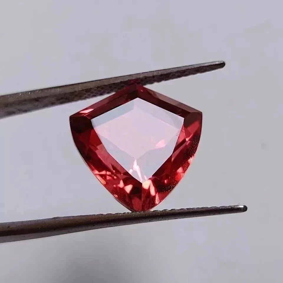10 Ct+ Natural Ceylon Padparadscha Sapphire Fancy Cut Certified Loose Gemstone