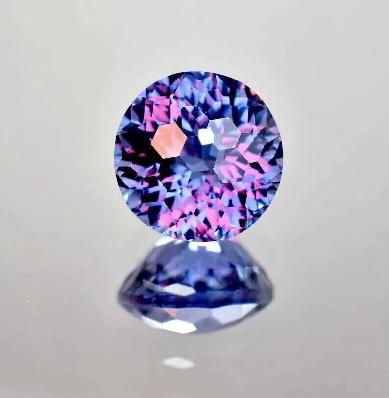 20.70 CT Certified Color Changing Natural Alexandrite Loose Gemstone Round Cut