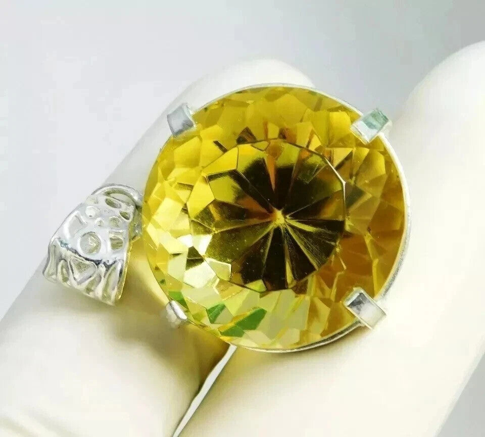 Certified Natural 55.45 Ct Brazilian Round Cut Topaz Pendant Loose Gemstone