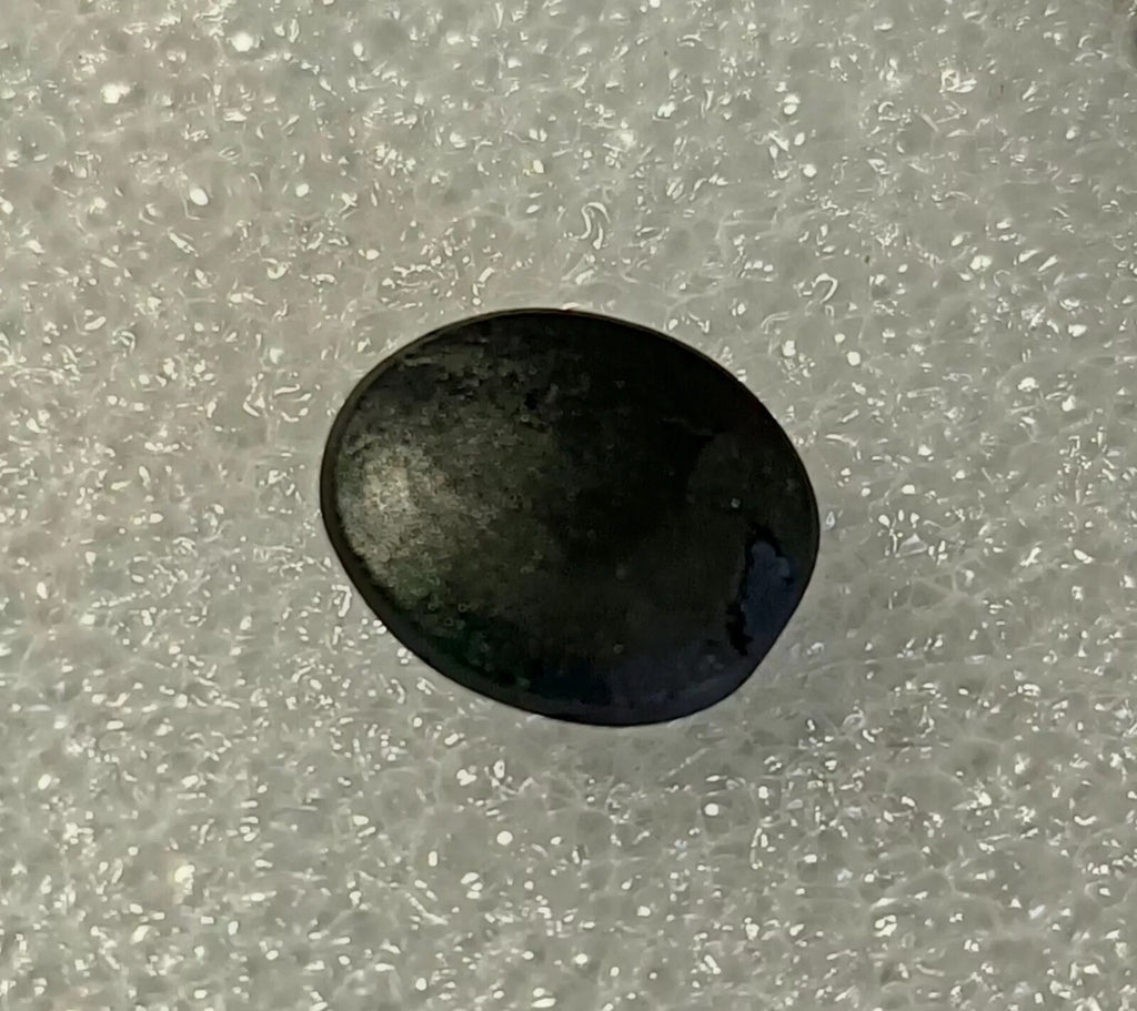 Black Star Sapphire 4 Rays 5.75 Ct Oval Cabochon Natural Gemstone