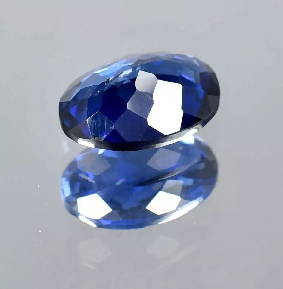 14 Ct AAA+ Natural Kashmiri Blue Sapphire Loose Gemstone Oval Cut EGL Certified