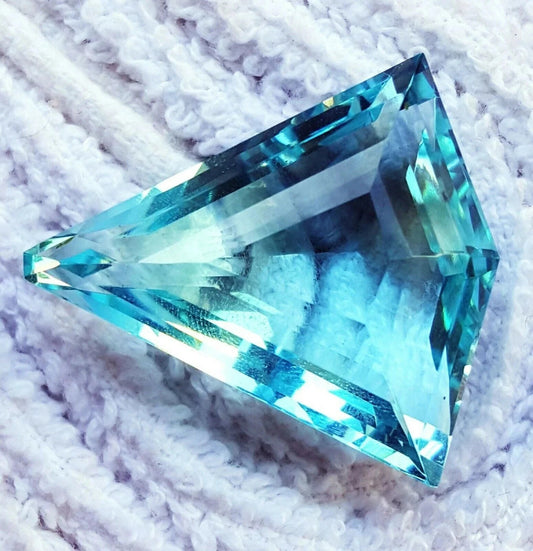 Natural Loose Topaz Fancy Shape 50 Ct Certified Beautiful Gemstone