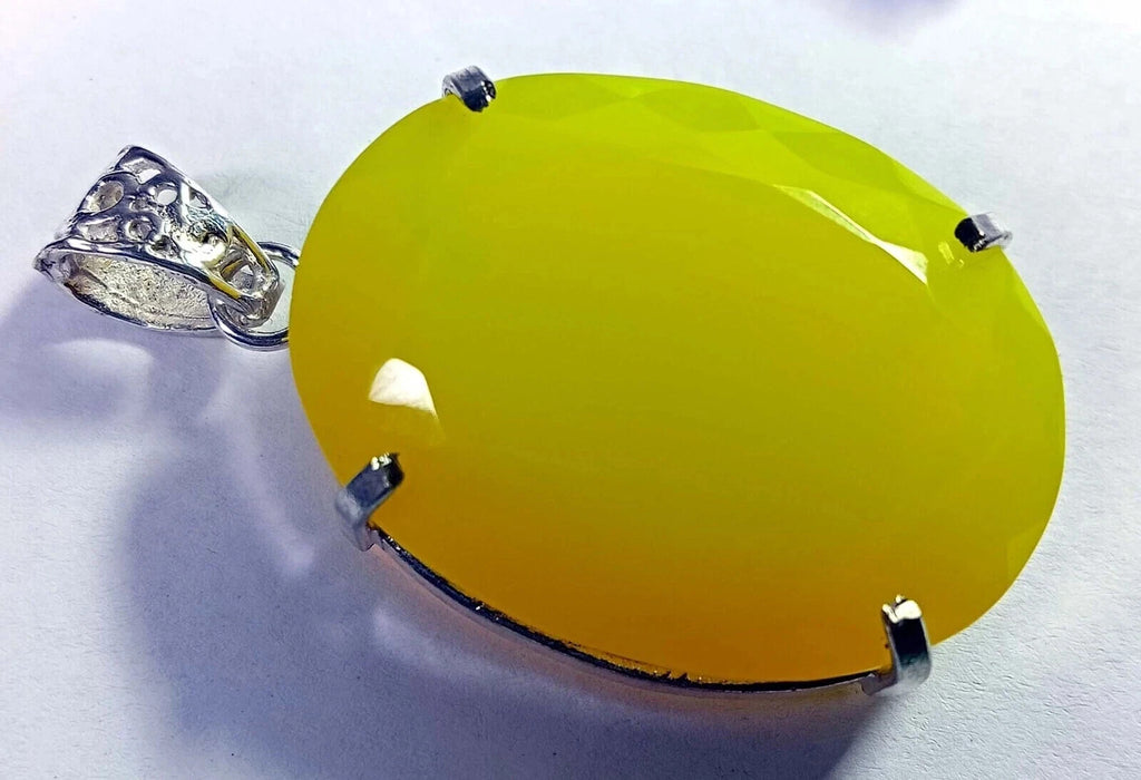 EGL Certified 100.65Ct Natural Opal 925 Solid Silver Oval Pendant Loose Gemstone