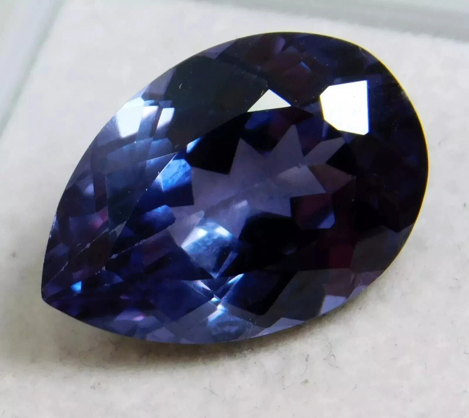Alexandrite Color Change Natural 10-12 Ct Pear Cut EGL Certified Loose Gemstone
