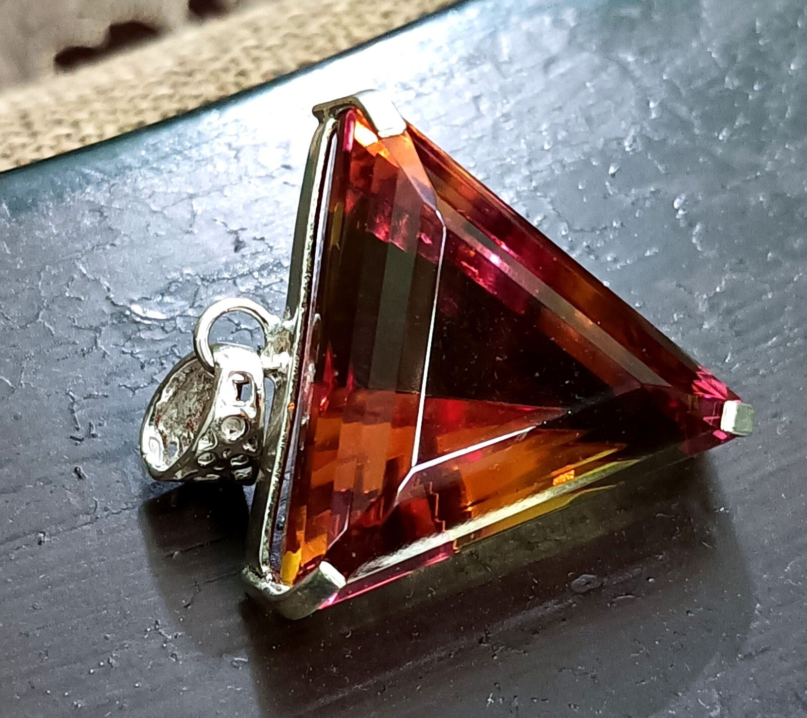 EGL Certified 109.35Ct FANCY Natural Zultanite 925 Silver Pendant Loose Gemstone