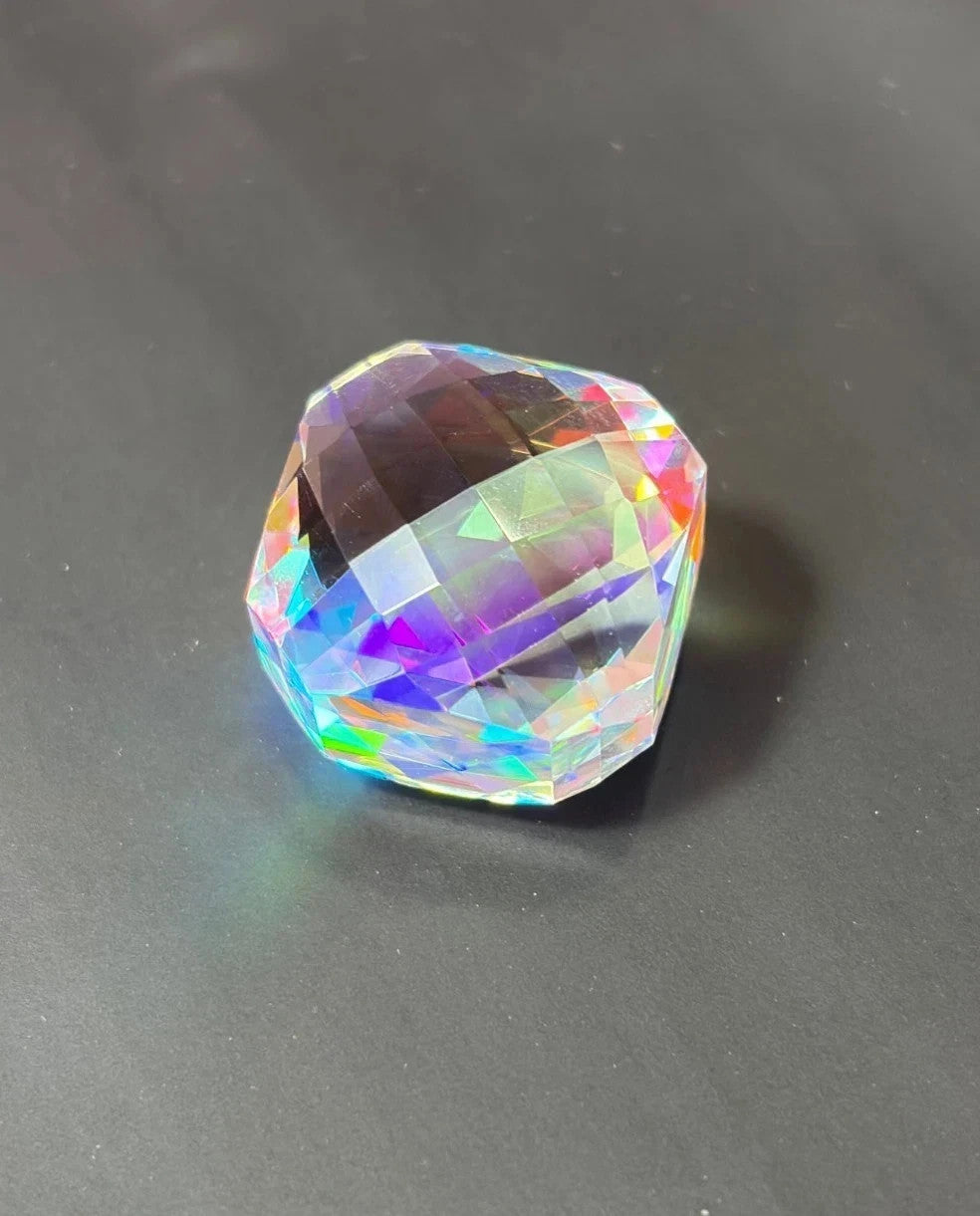 Natural Rainbow Brazilian Mystic Quartz 71 Ct Fancy Pendant Size Loose GEMSTONE
