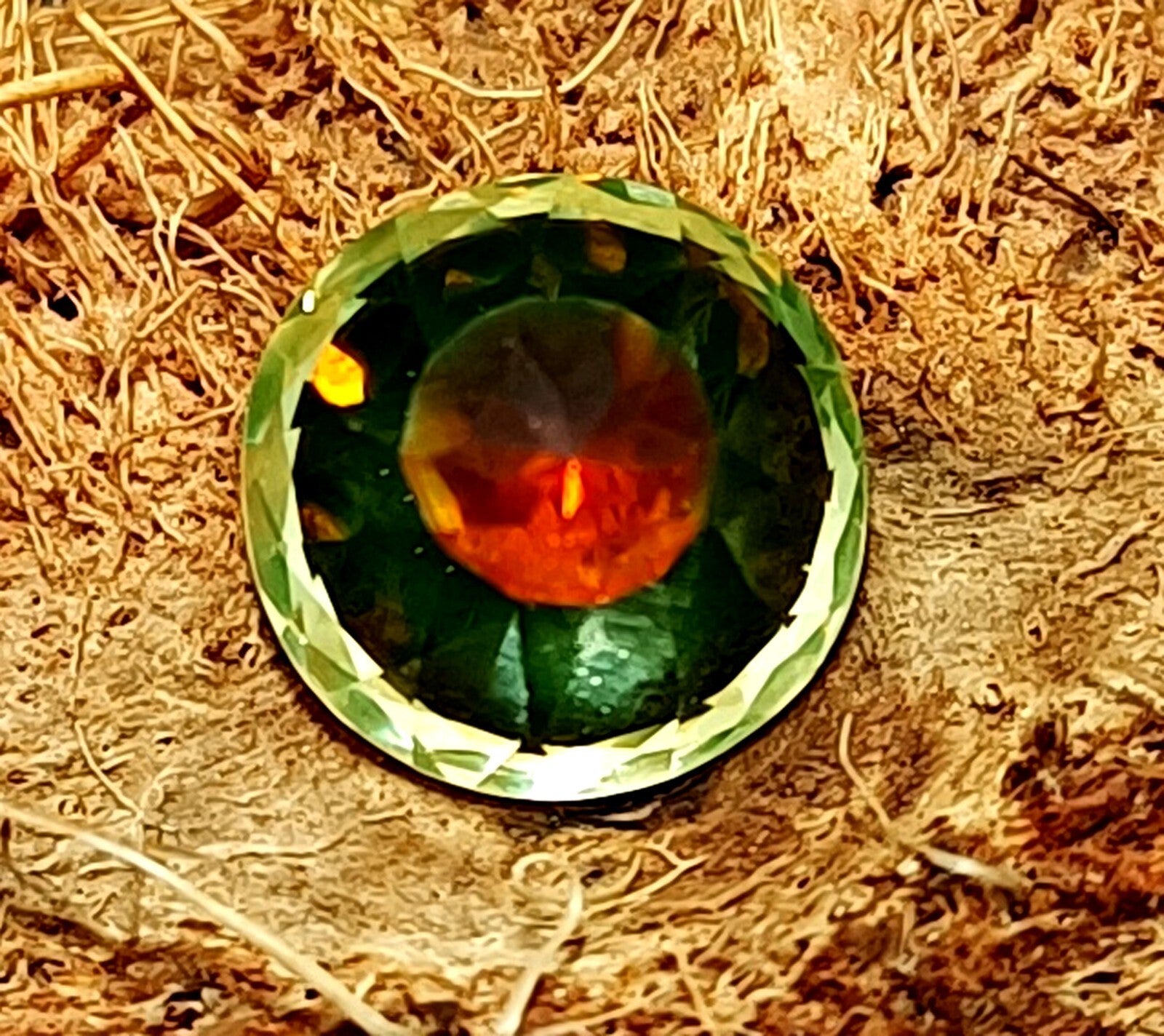 9.45 Ct A++ NATURAL Ceylon PITAMBARI Sapphire Bi-Color Certified Oval GEMSTONE