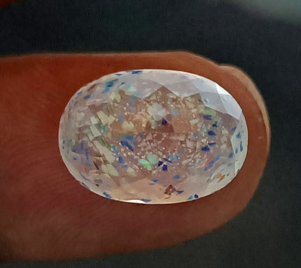 12.80Ct Lepidocrocite Bloodshot Oval Natural Super Seven Cacoxenite Jewlery Gems