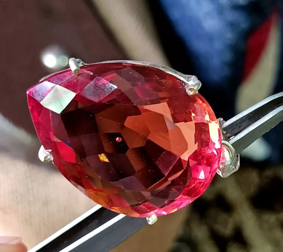 Certified 80.5 Ct Natural Zultanite 7 Color Pendant 925 Silver Loose Gemstone