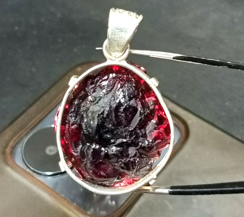 EGL Certified 113.05 Ct Natural PAINITE 925 Solid Silver Pendant LOOSE Gemstone