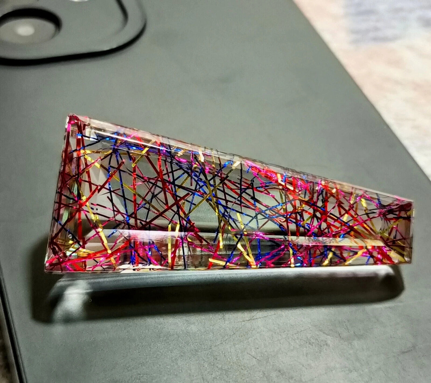 127.55 Ct Fancy Cut Natural Rutilated Quartz Loose EGL Certified Gemstone