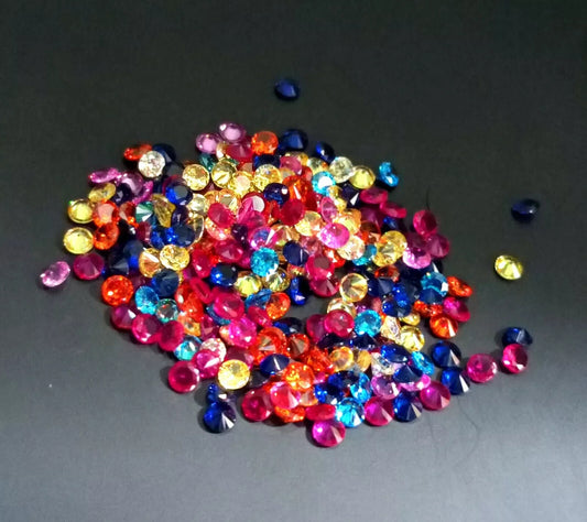 Natural Mix Color Sapphire 6 mm Cut Round 20 Piece Certified Loose Gemstone Lot