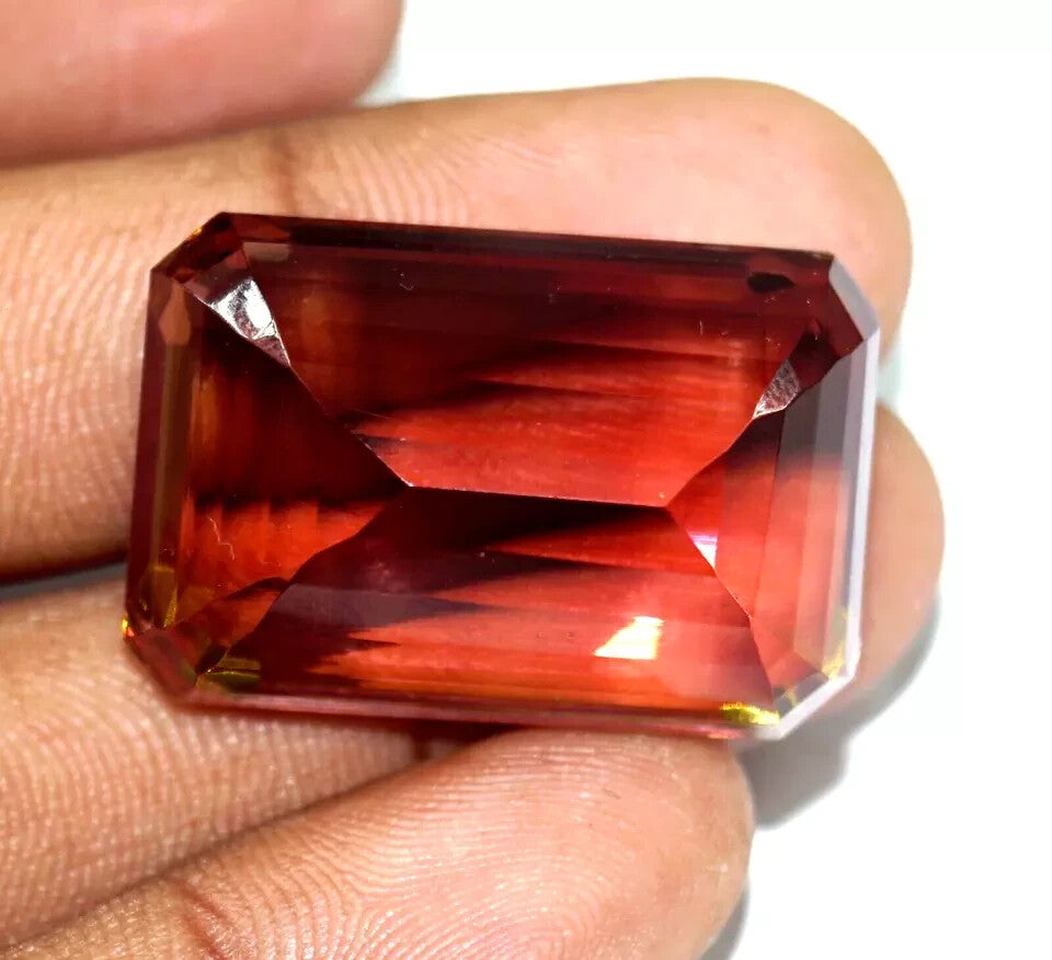 EGL Certified 76.75 Ct Natural Zultanite 7 Color Emerald Turkish Loose Gemstone