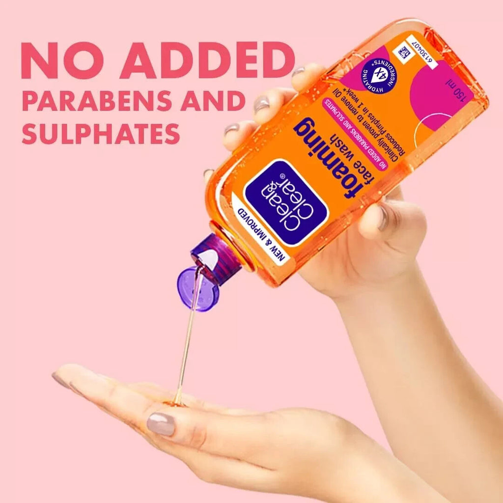 Clean & Clear Foaming Face Wash For Oily Skin, 150ml | free shipping