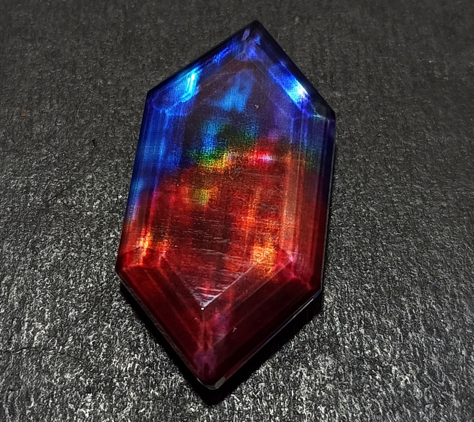 50.40 Ct Natural Ammolite Opal-Like Organic Doublet CERTIFIED Loose GEMSTONE