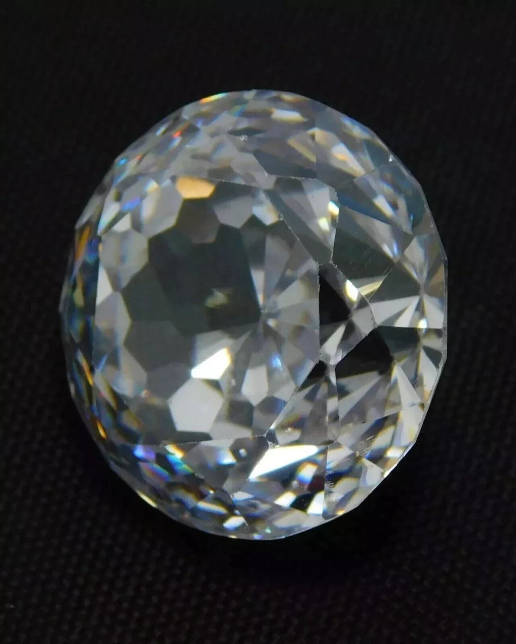 84.55 Ct. Natural Precious Cambodian White Zircon Round Cut Loose Gemstone