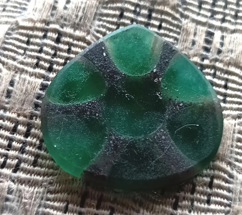 Certified 19.5 Ct Natural Pear Emerald Trapiche Loose Colombian Facet GEMSTONE